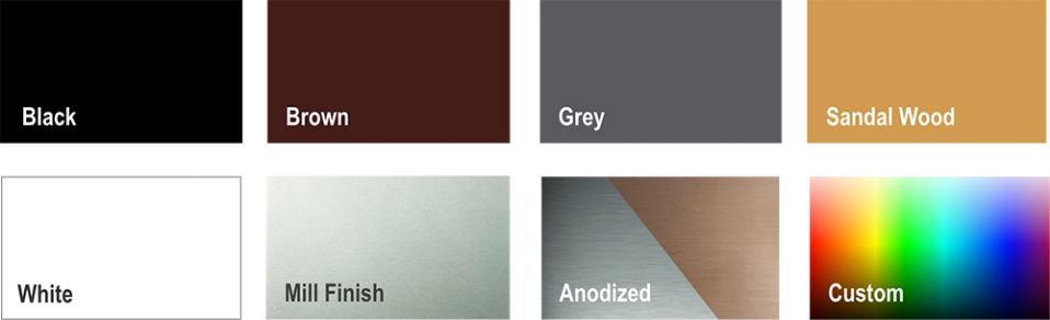 CHOIX DE COULEUR DE PUITS DE LUMIÈRE