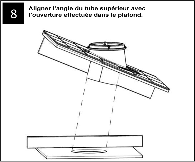 PUITS DE LUMIÈRE TUBULAIRE - INSTALLATION - ÉTAPE 8